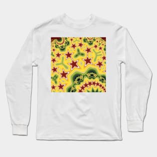 abstract christmas pattern Long Sleeve T-Shirt